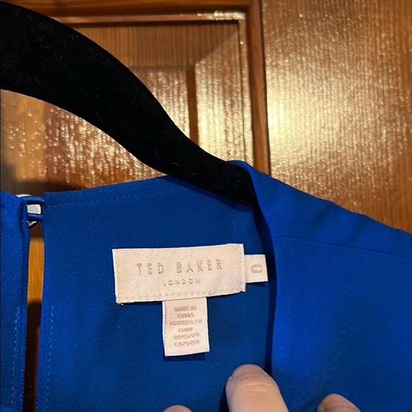 Ted Baker Royal Blue Elspeth Dress Overlay Romper - Picture 5 of 14